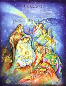 SAN MARINO 2011 Natale BF MNH**