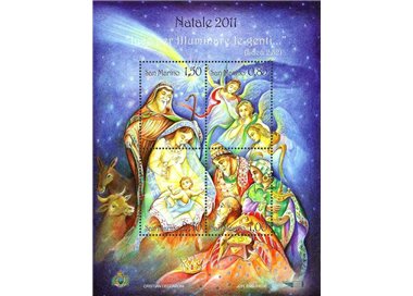 SAN MARINO 2011 Natale BF MNH**
