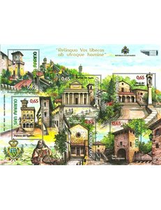 SAN MARINO 2011 Tourist Series s/s MNH**