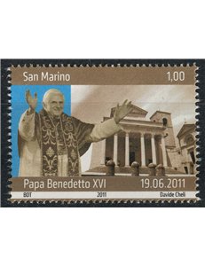 SAN MARINO 2011 Visita del Papa MNH**