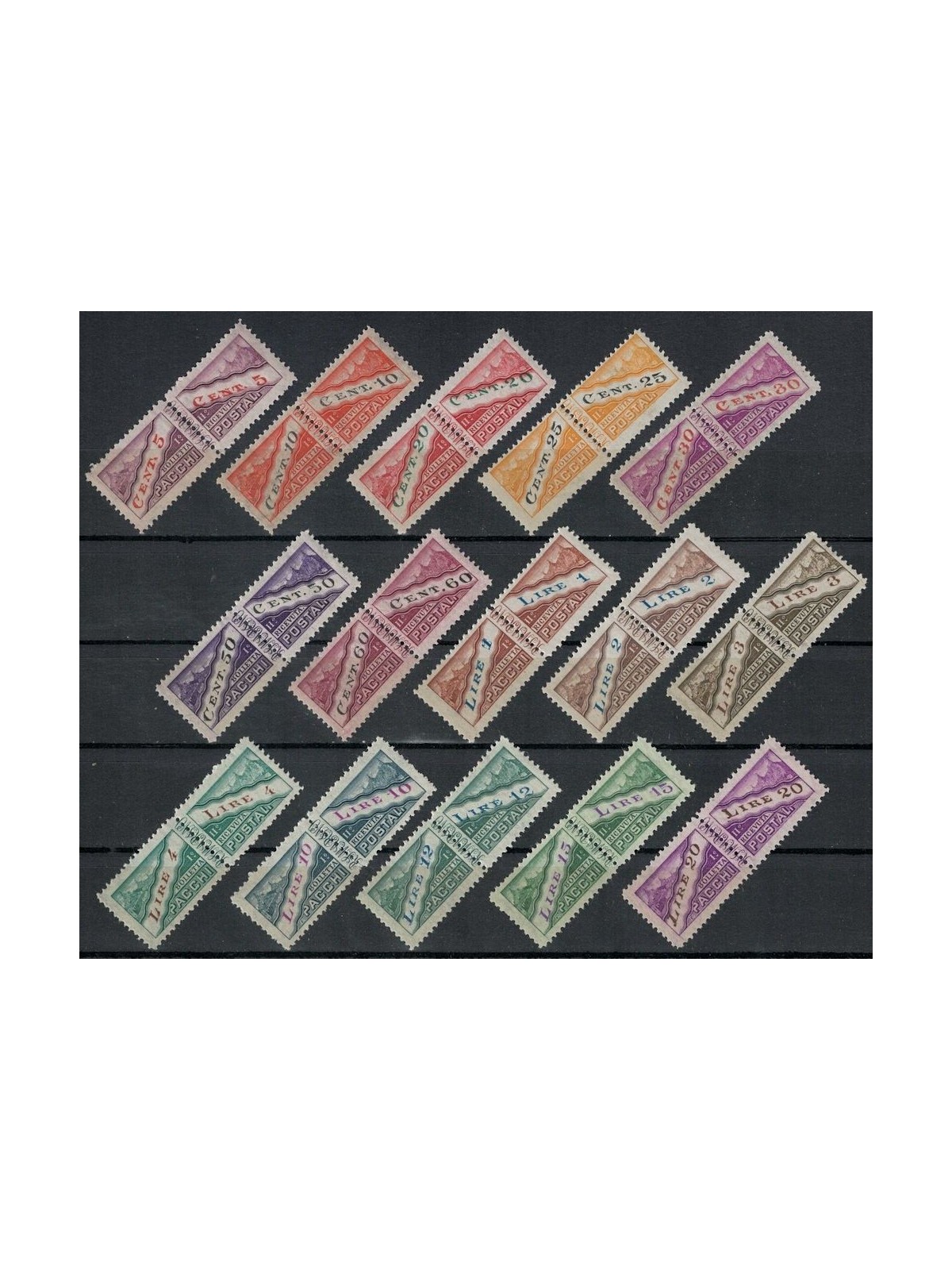 SAN MARINO 1945 Pacchi postali 15v MH*