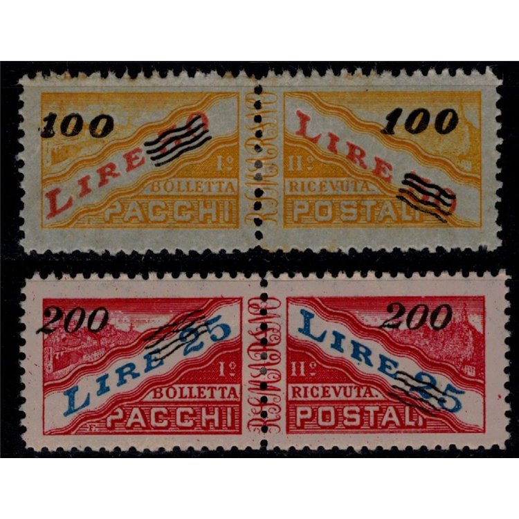 SAN MARINO 1948-50 Pacchi postali 2v MH*