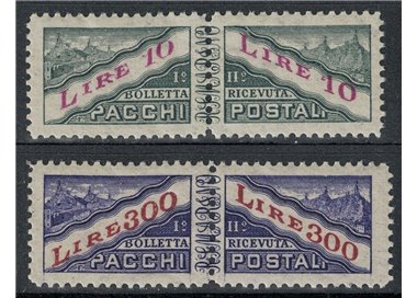 SAN MARINO 1953 Pacchi postali 2v MH*