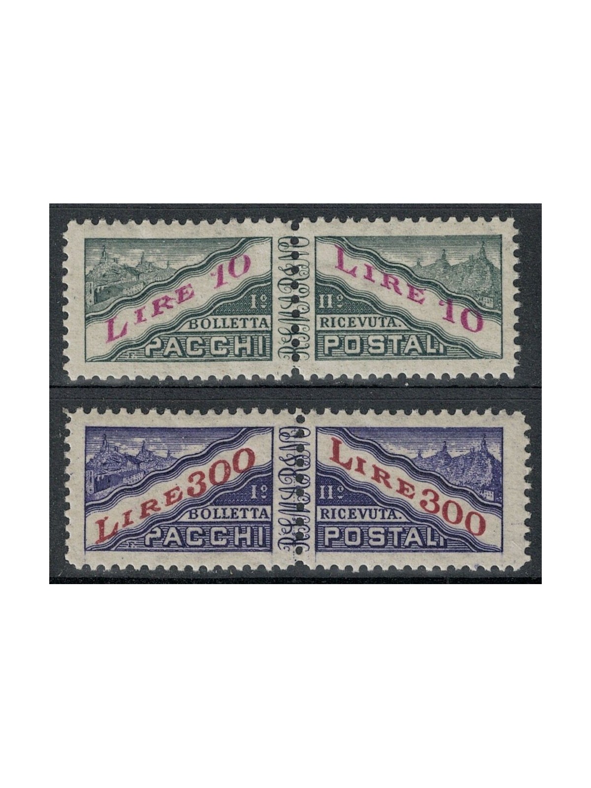 SAN MARINO 1953 Postal Parcels 2v MH*