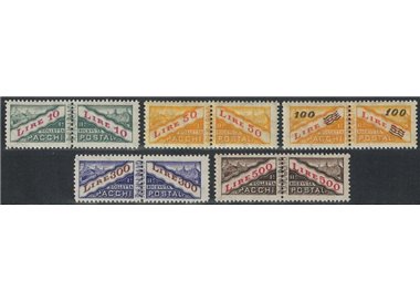 SAN MARINO 1956-61 Pacchi postali 5v MH*