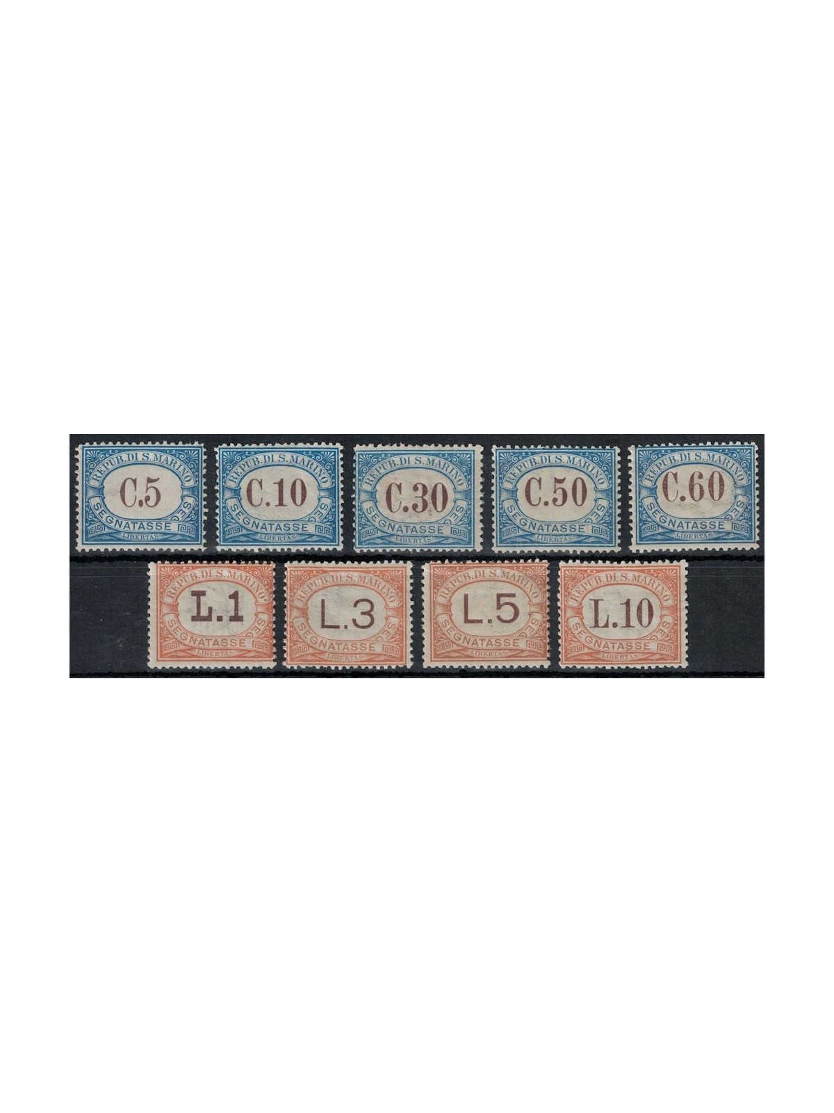 SAN MARINO 1925 Postage due 9v MNH**