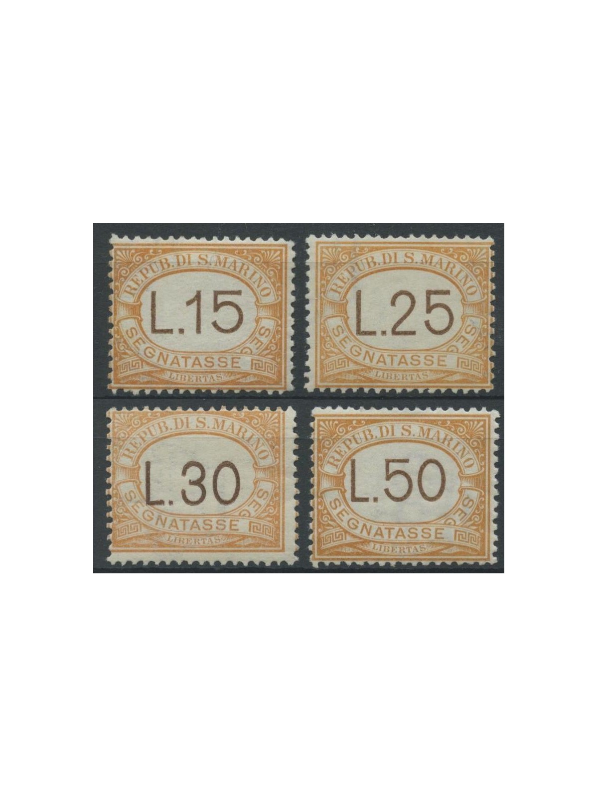 SAN MARINO 1927-28 Postage due 4v MNH**