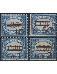 SAN MARINO 1940 Postage due 4v MNH**