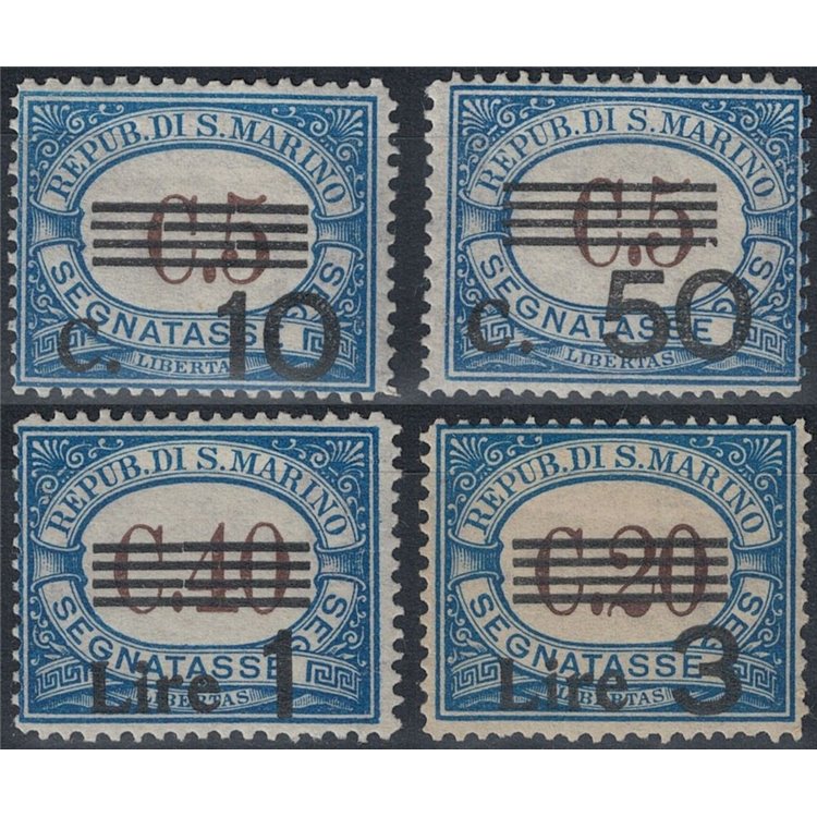 SAN MARINO 1940 Segnatasse 4v MNH**