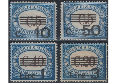 SAN MARINO 1940 Postage due 4v MNH**