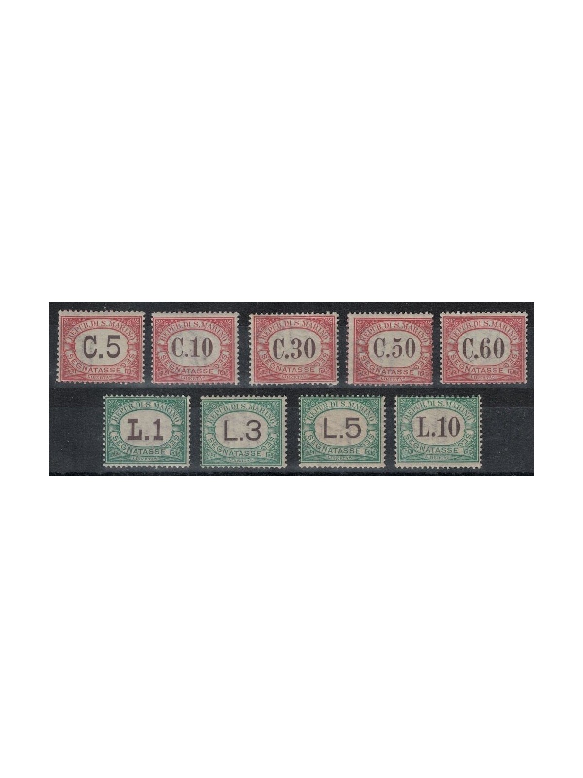 SAN MARINO 1924 Postage due 9v MNH**
