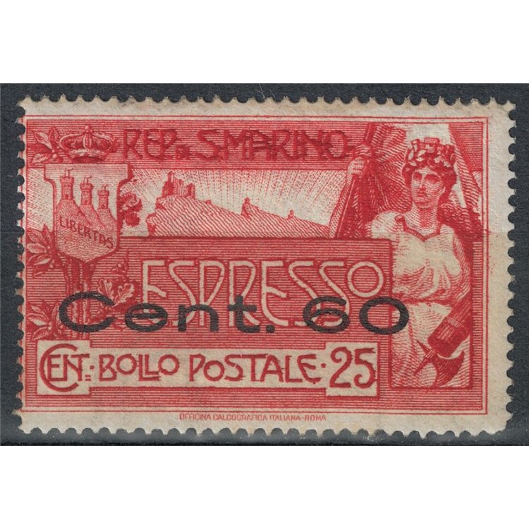 SAN MARINO 1923 Express overprinted MNH**