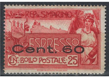 SAN MARINO 1923 Espresso soprastampato MNH**