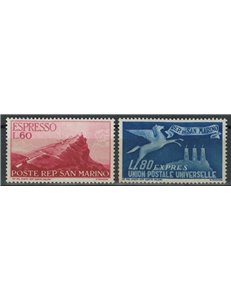 SAN MARINO 1950 Espressi 2v MNH**