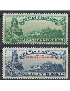 SAN MARINO 1929 Express 2v MNH**