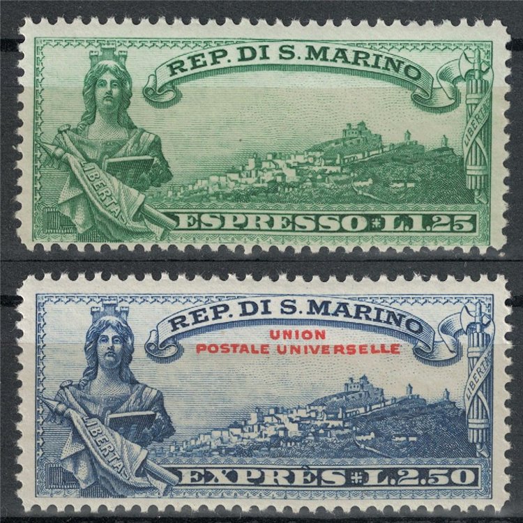 SAN MARINO 1929 Express 2v MNH**