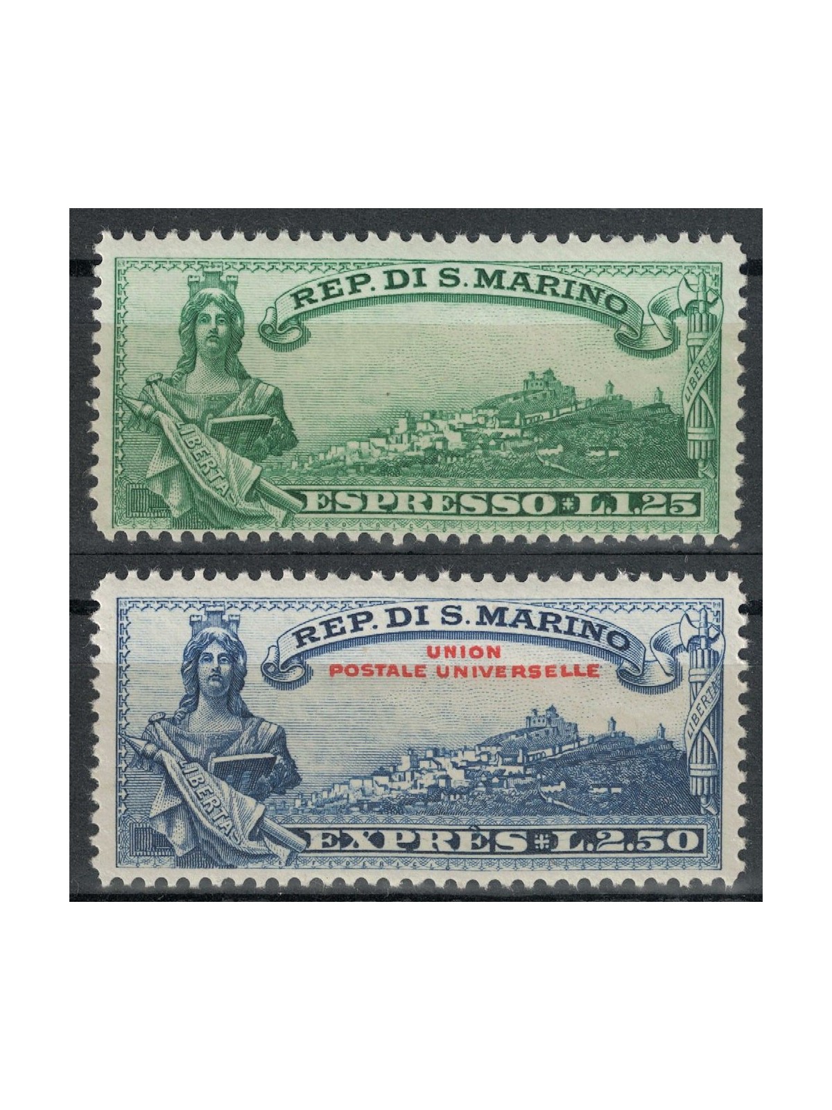 SAN MARINO 1929 Express 2v MNH**