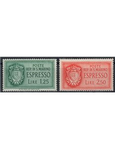 SAN MARINO 1943 Express 2v MNH**