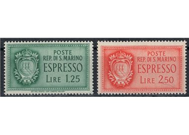 SAN MARINO 1943 Express 2v MNH**