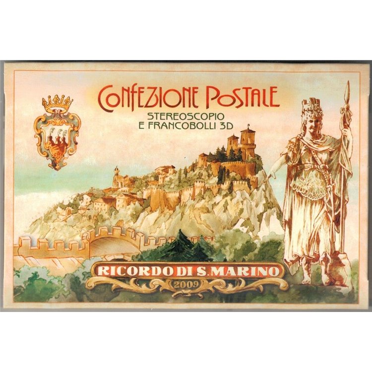 SAN MARINO 2009 Anno della creatività e innovazione, Kit 3D MNH**