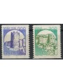 ITALY 1981 Castles from reel numbered on the back 2v MNH**