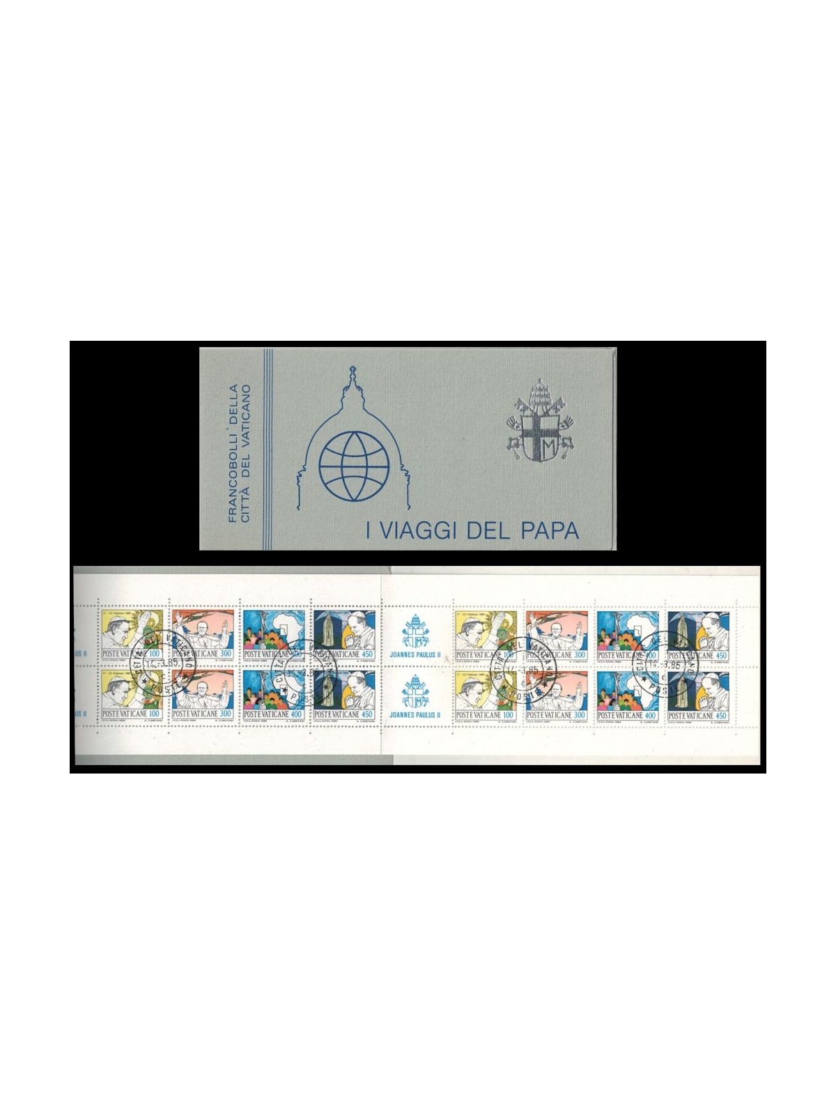 VATICAN 1984 Travels of John Paul II booklet us