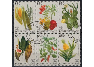 VATICANO 1992 Flora del nuovo mondo 6v us