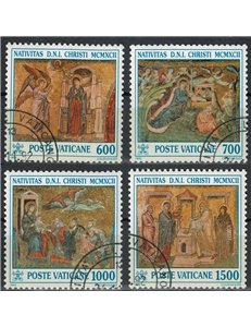 VATICAN 1992 Christmas 4v us