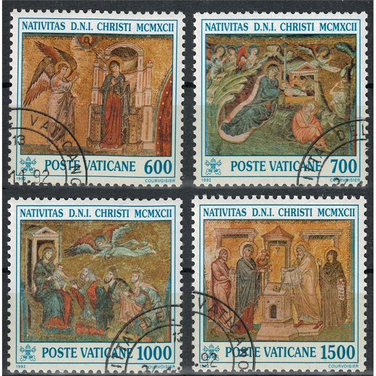 VATICANO 1992 Natale 4v us