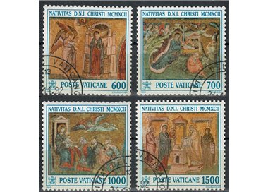 VATICANO 1992 Natale 4v us