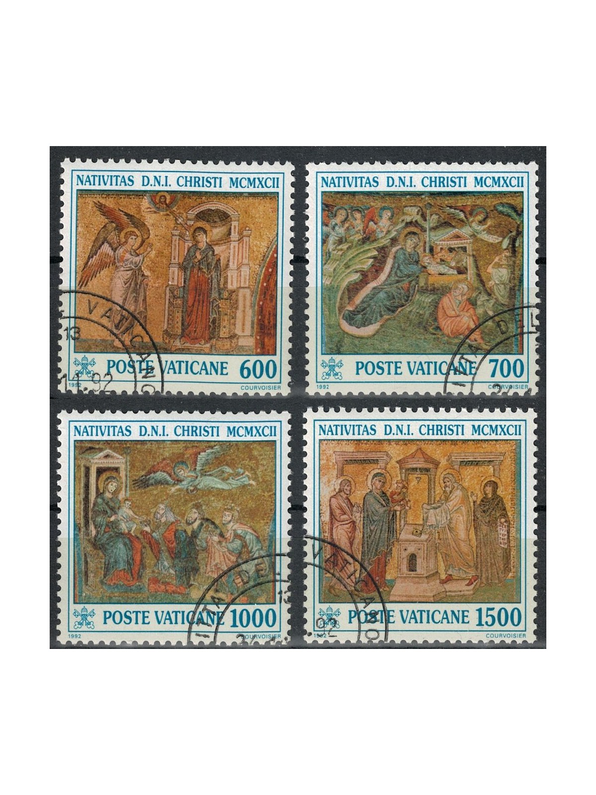 VATICANO 1992 Natale 4v us