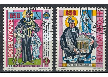 VATICANO 1992 San Giuseppe Benedetto Cottolengo 2v us