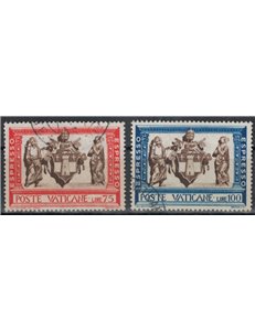 VATICANO 1960 Opere di Misericordia, espressi 2v us