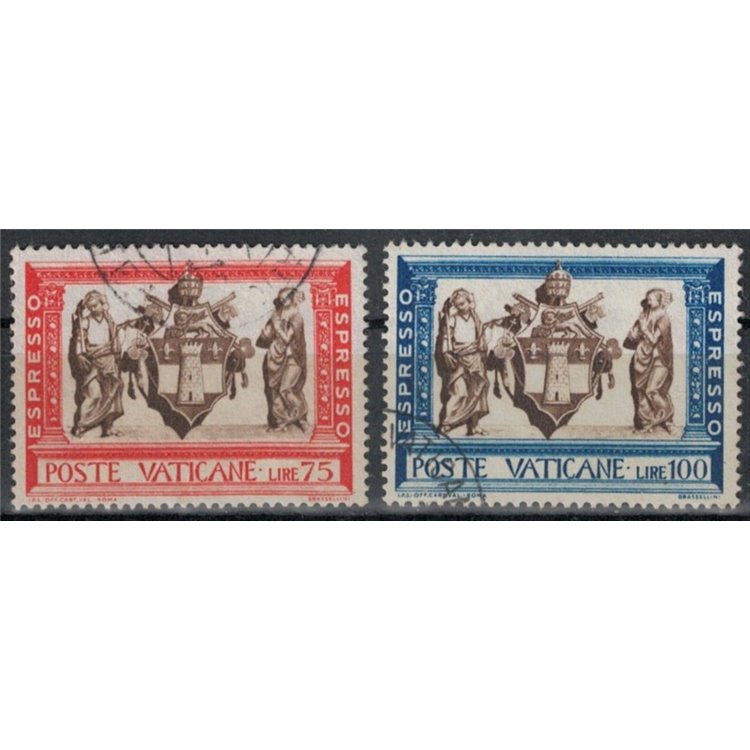 VATICAN 1960 Works of Mercy, 2v us express