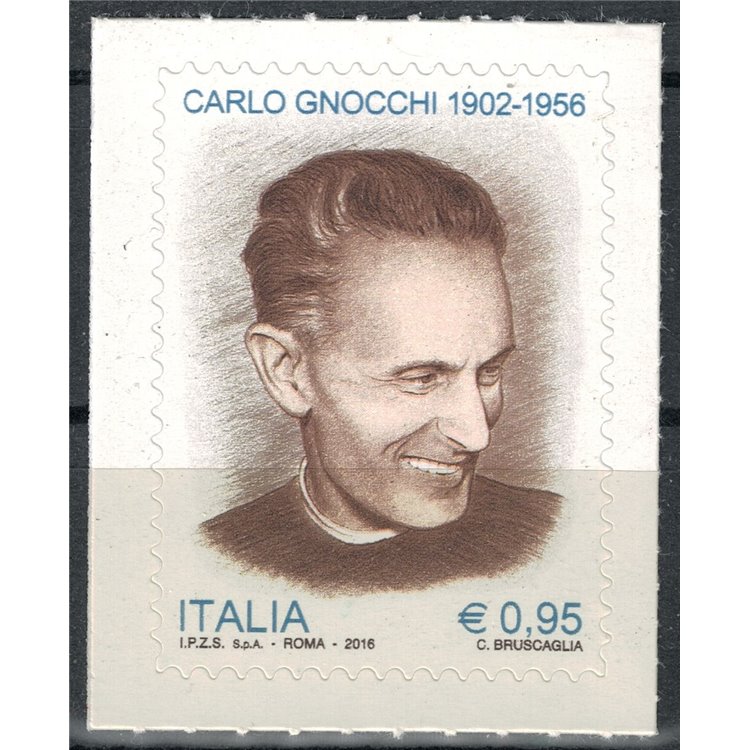 ITALIA 2016 Carlo Gnocchi MNH**