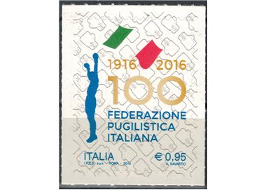 ITALIA 2016 Federazione pugilistica italiana MNH**