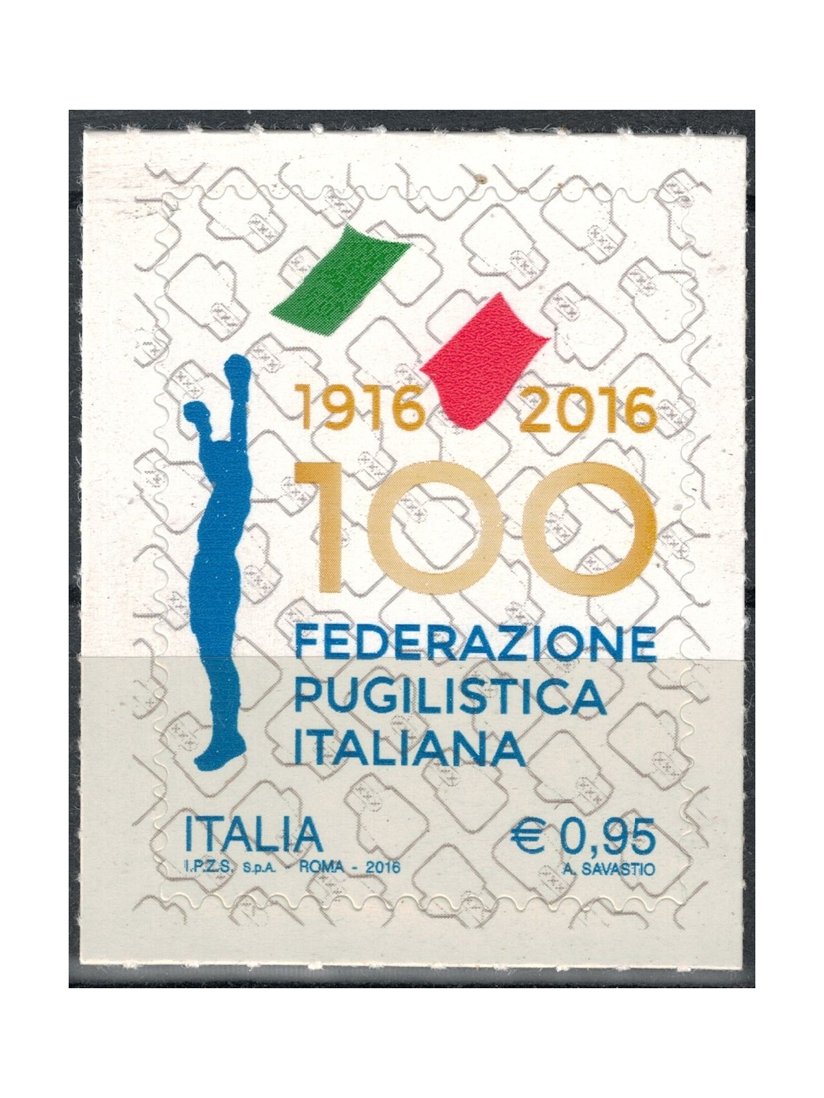ITALIA 2016 Federazione pugilistica italiana MNH**