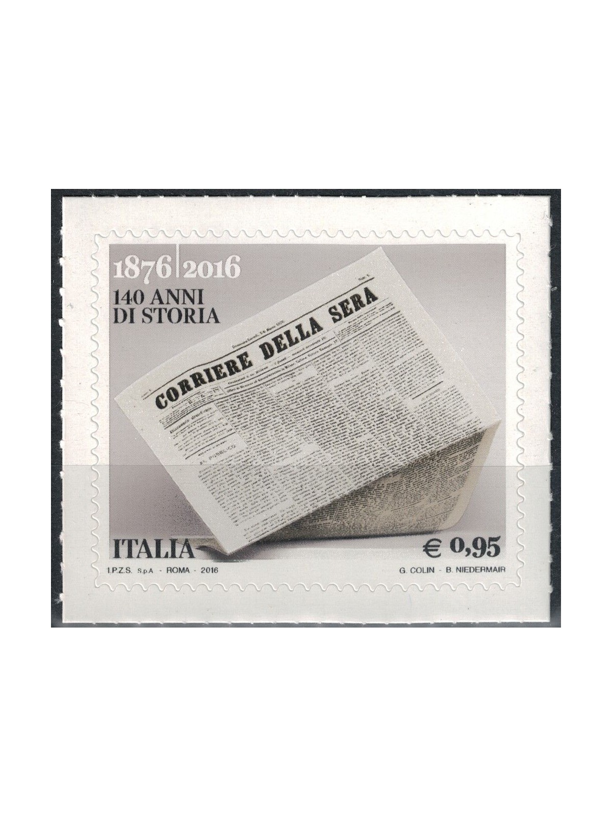 ITALY 2016 Corriere della Sera MNH**