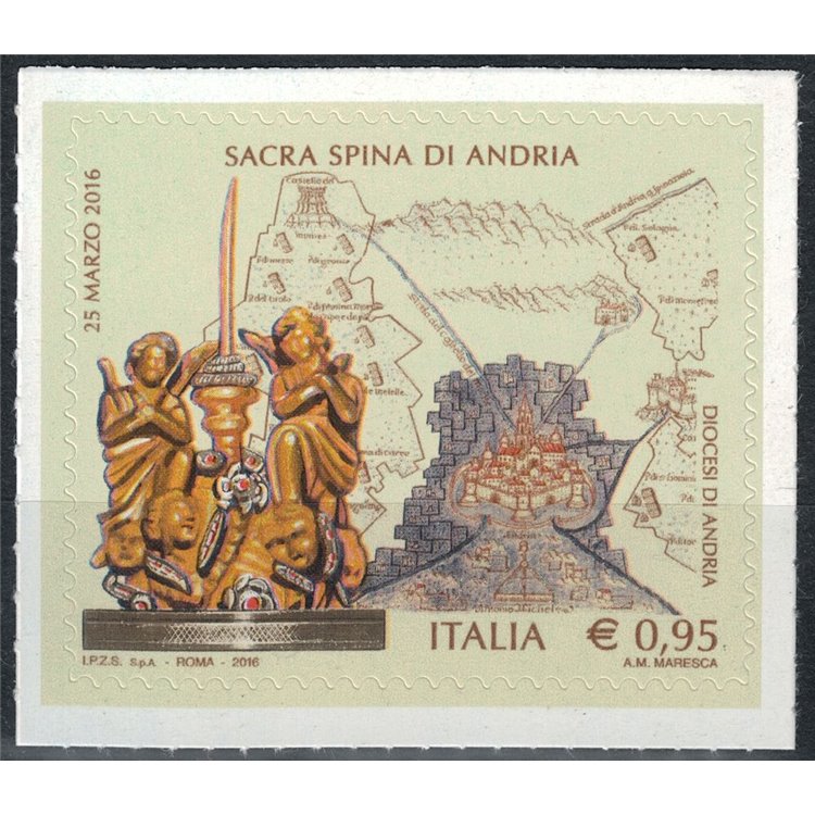 ITALIA 2016 Sacra Spina di Andria MNH**