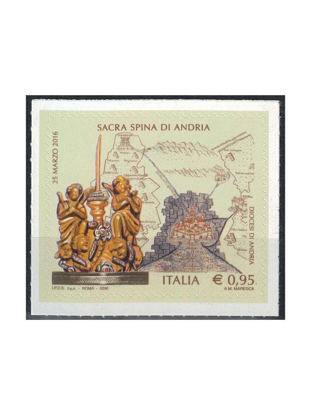 ITALY 2016 Sacra Spina di Andria MNH**