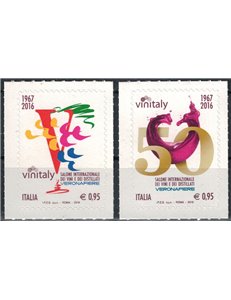 ITALY 2016 Vinitaly 2v MNH**