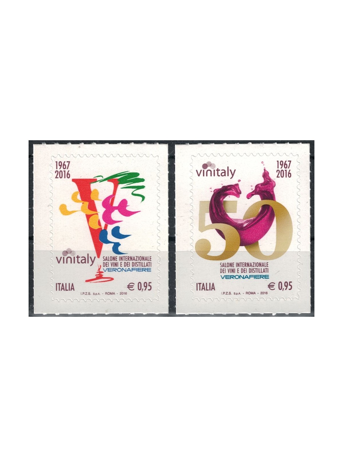 ITALIA 2016 Vinitaly 2v MNH**