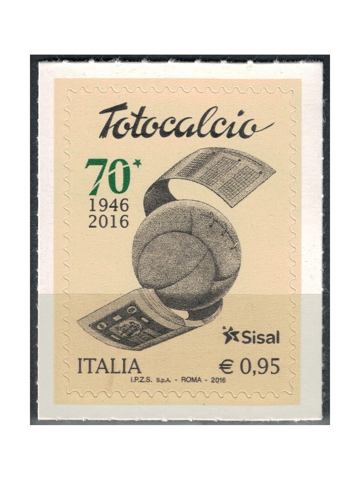 ITALY 2016 Totocalcio MNH**