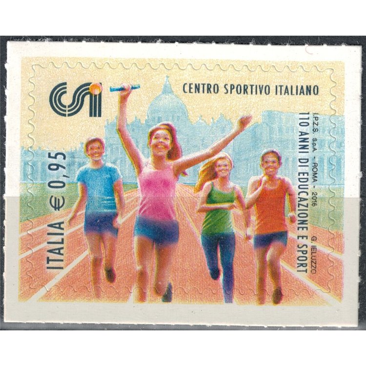 ITALIA 2016 Centro sportivo italiano MNH**