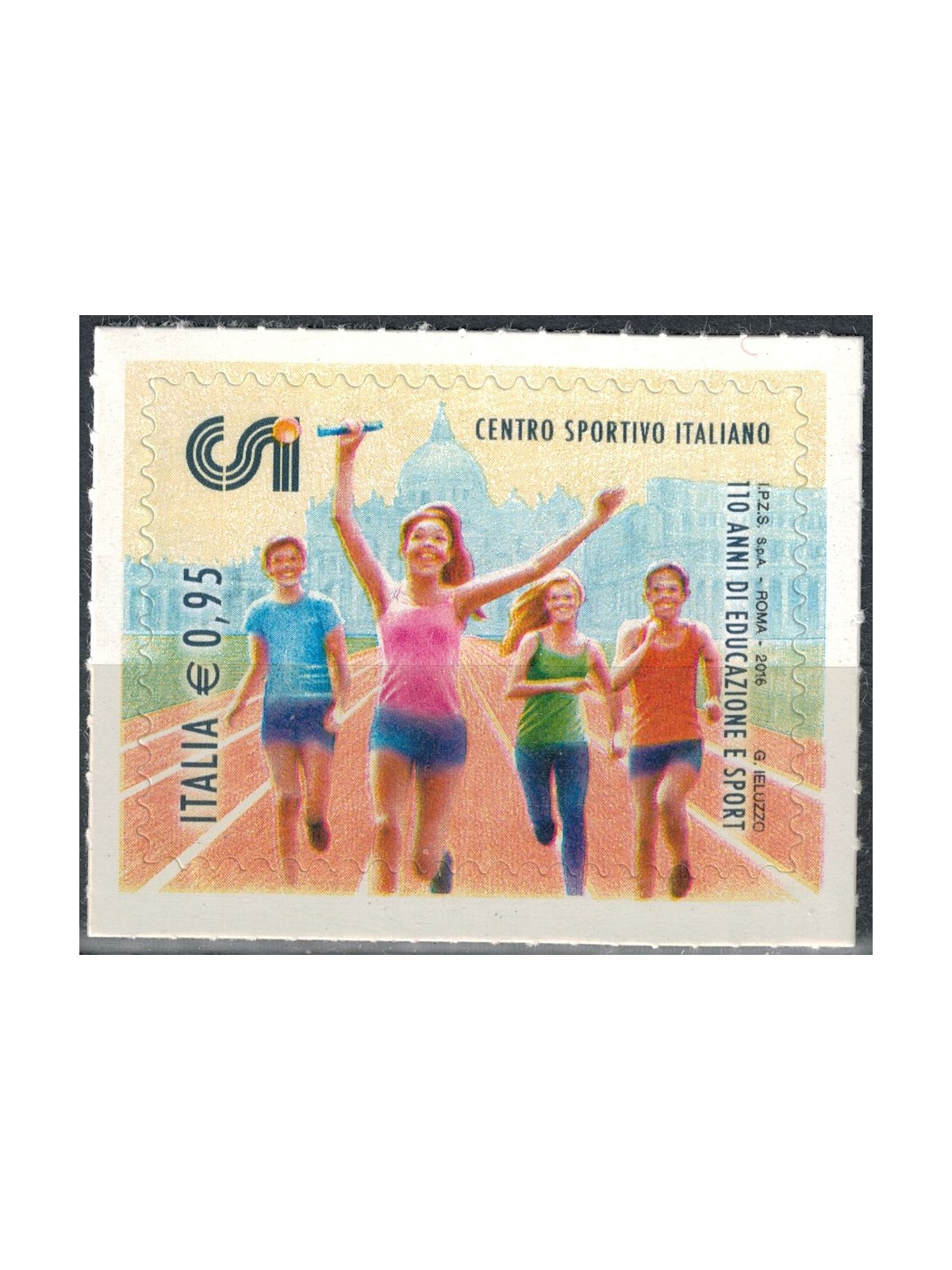 ITALIA 2016 Centro sportivo italiano MNH**