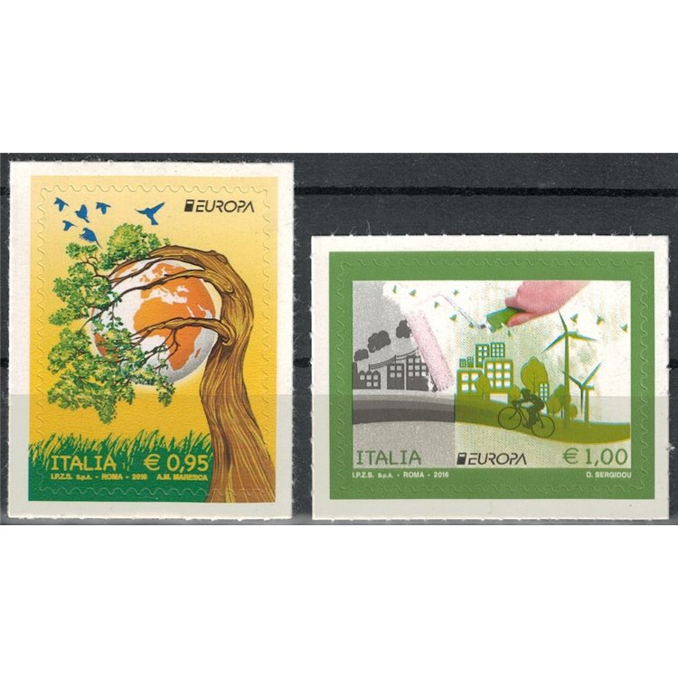 ITALY 2016 Europe 2v MNH**