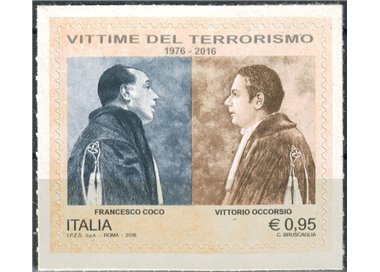 ITALY 2016 Victims of Terrorism MNH**