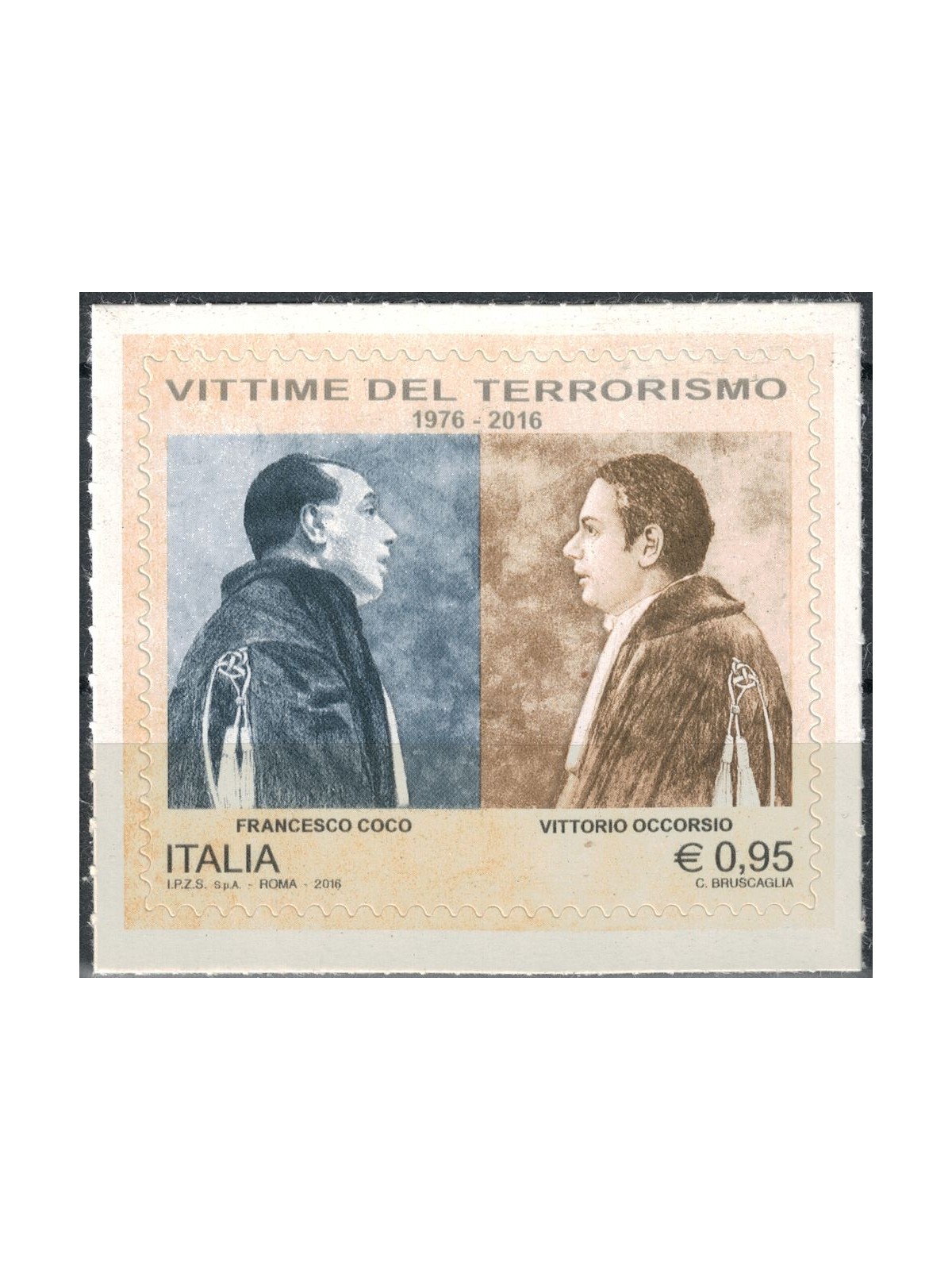 ITALY 2016 Victims of Terrorism MNH**