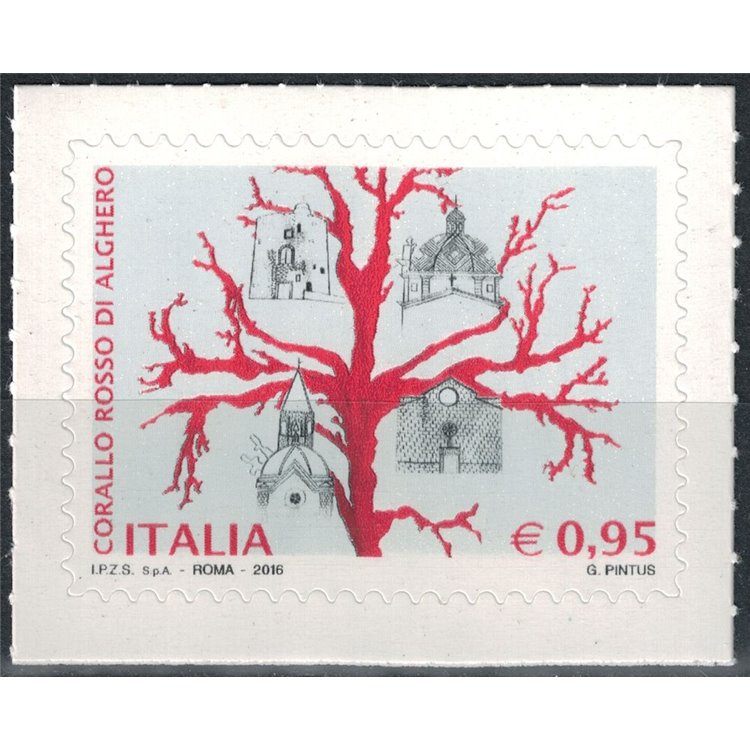 ITALIA 2016 Corallo rosso di Alghero MNH**