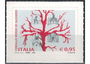 ITALY 2016 Red Coral of Alghero MNH**